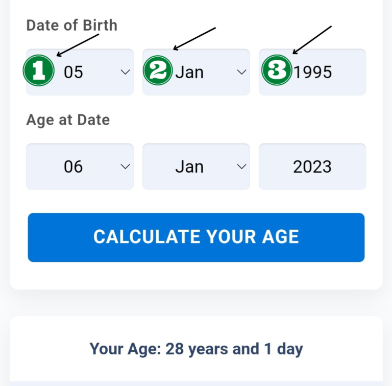 Best Pearson Chronological Age Calculator Online By Date Of Birth